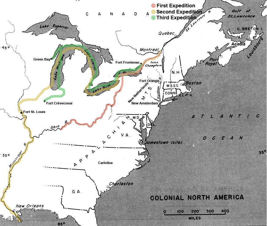 Les trois expéditions de LaSalle 2018-05-17MarcelLussier La salle expedition